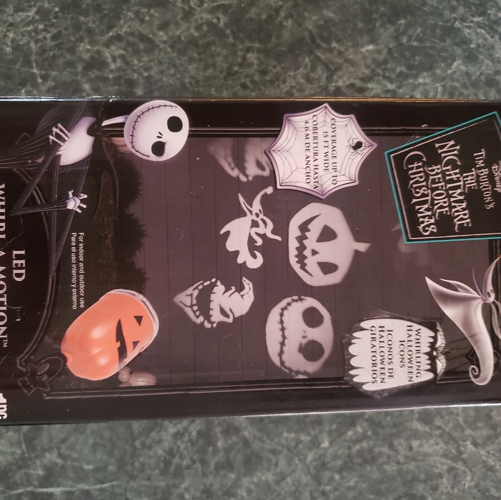 Disney Nightmare Before Christmas Whirl A Motion Light Show Halloween Projection